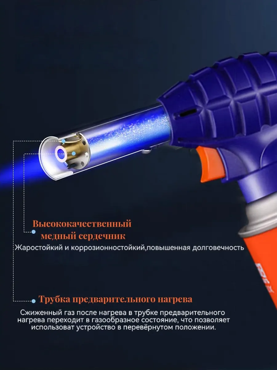 ST802-1 Газовая горелка с пьезоподжигом — изображение 5