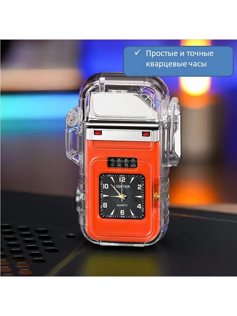 ZC169C Зажигалка с фонарем с USB-зарядкой — изображение 4