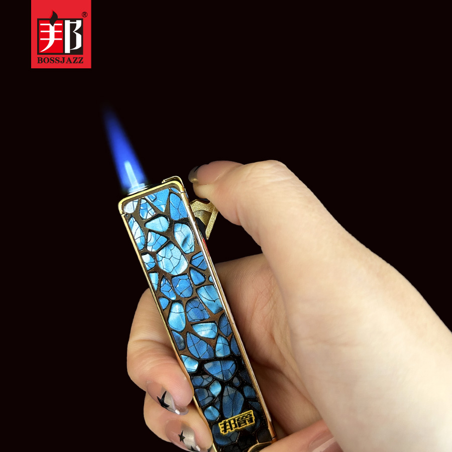 BJ036-3 Зажигалка ветрозащитная с прямым пламенем 【Оптовая продажа коробками】 — изображение 4