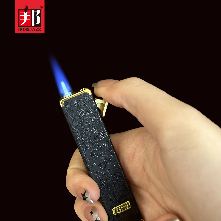 BJ036-2 Зажигалка ветрозащитная с прямым пламенем 【Оптовая продажа коробками】 — изображение 4