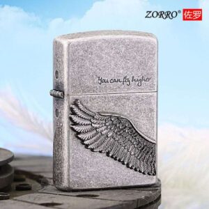 ZR9770B ZORRO Зажигалка на бензине "Парящий ввысь"