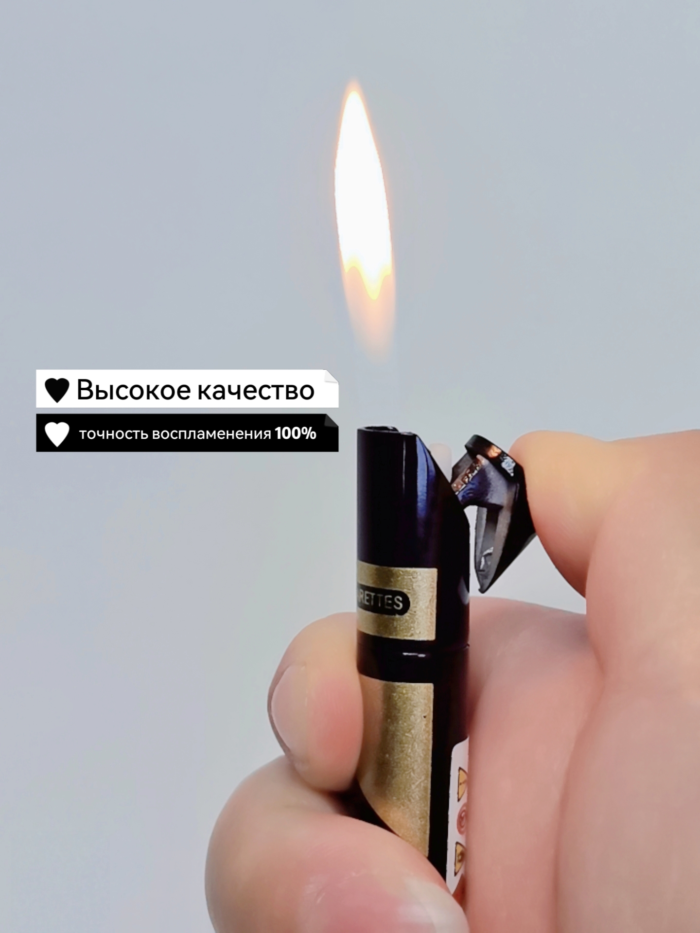 ZC836 Зажигалка газовая Marlboro с пьезоподжигом 【Продажа комплектами по 3 цветов】 — изображение 5