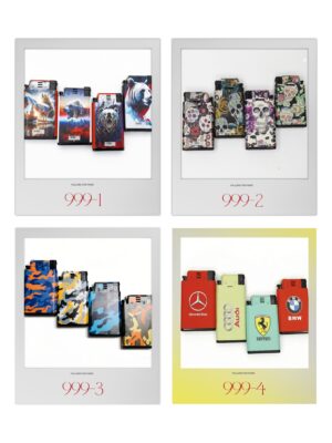 HC999 Зажигалка металлическая с двойным пламенем 【Оптовая продажа коробками】