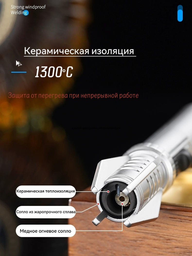 ZC292-2 Портативная металлическая турбинная газовая горелка — изображение 3