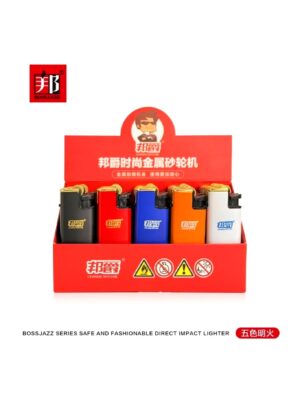 BJ032 Зажигалка металлическая с открытым пламенем 【Оптовая продажа коробками】